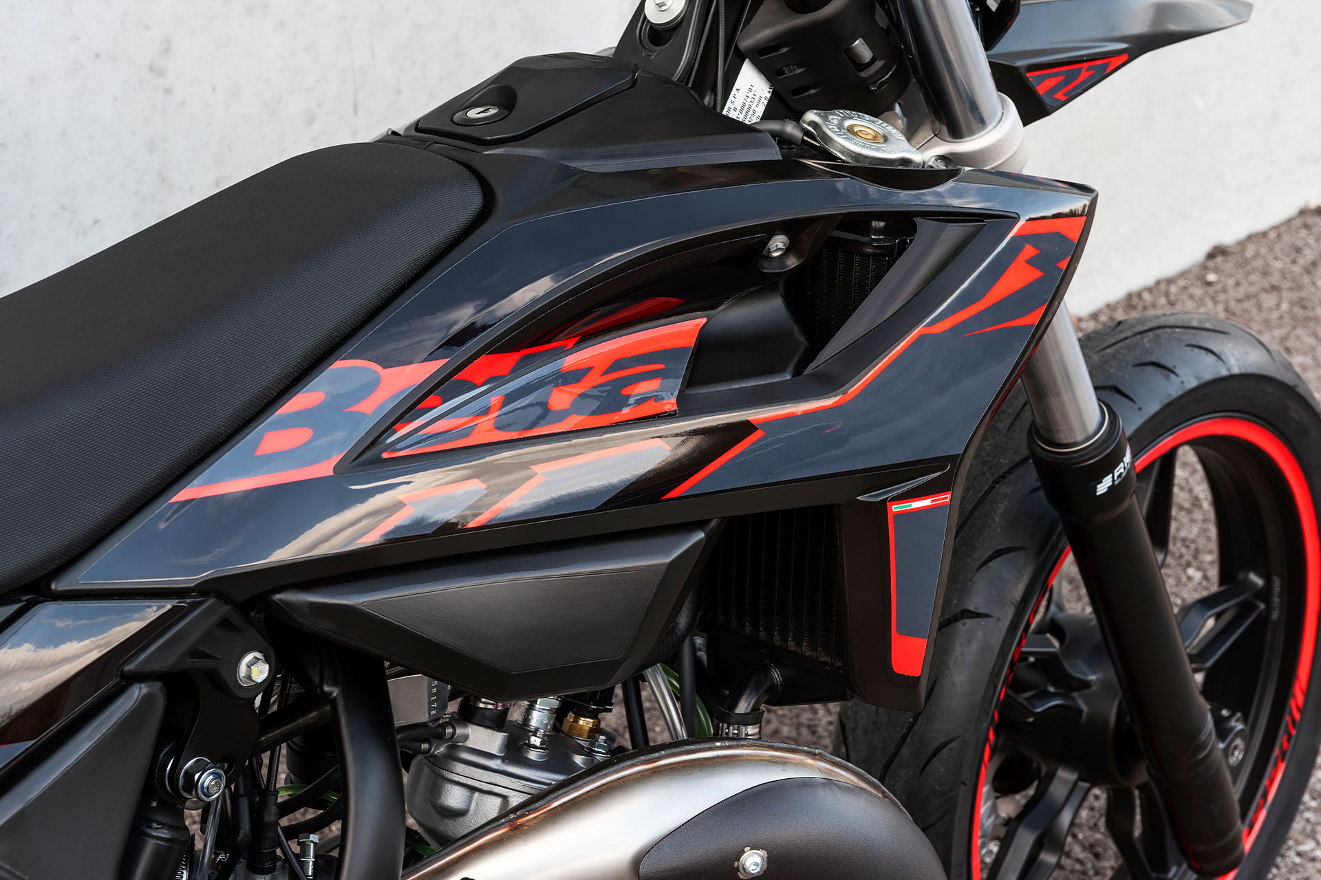 BETA RR Motard 2 T 50 Sport Details vorne